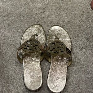 Gold Tori Burch sandals